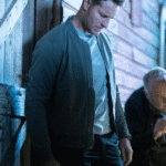 Colter Shaw Tracker 2025 Justin Hartley Grey Bomber Jacket