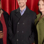 Dan Jeannotte Our Christmas Mural 2023 Black Peacoat
