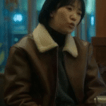 The Trunk Jeon Hye-Jin Brown Shearling Jacket