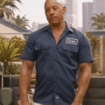 Fast X Vin Diesel Blue Shirt