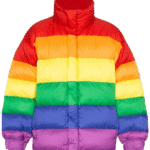 Gooba 6ix9ine Rainbow Puffer Jacket