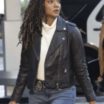 Nyla Harper The Rookie Black Leather Jacket