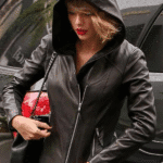 Taylor Swift Hooded Leather Jacket