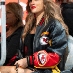 Taylor Swift Chiefs Bomber Leather Jacket