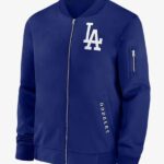 Los Angeles Dodgers Dugout Blue Bomber Jacket