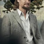 Luke Grimes Yellowstone S03 Grey Blazer
