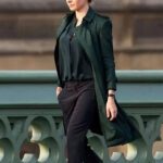 Mission Impossible 5 Rebecca Ferguson Grenn Coat