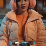 Ryu Han Bi XO Kitty Season 2 Pink Puffer Coat
