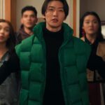 Sang Heon Lee XO Kitty Season 2 Green Puffer Vest