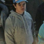 Stranger Things S04 Gaten Matarazzo Grey Hoodie