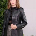 Stranger Things S04 Robin Buckley Leather Coat