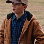 Tate Dutton Yellowstone Brown Hooded Jacket