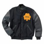 University of Notre Dame Rudy Irish Black Bomber Jacket