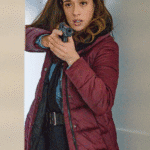 Chicago P.D. Season 7 Kim Burgess Maroon Coat