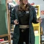 Chicago P.D. Kim Burgess Green Coat With Hood
