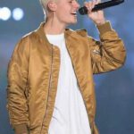 Justin Bieber Bomber Brown Jacket