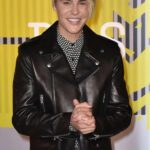 Justin Bieber MTV Video Music Awards Black Leather Jacket
