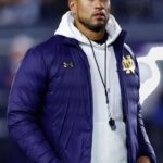 Notre Dame Marcus Freeman Puffer Jacket