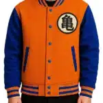 Orange And Blue Dragon Ball Z Goku Varsity Jacket